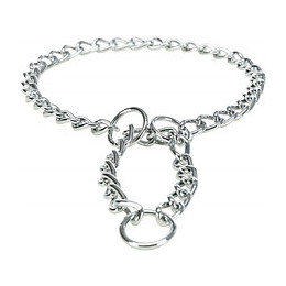 Collier D'arrêt En Chaîne, Simple Rang. Taille: L. Dimensions: 50 Cm/3 Mm. Pour Chien. - Trixie - Tr-22100