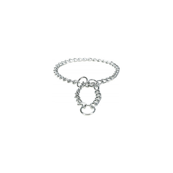 Collier D'arrêt En Chaîne, Simple Rang. Taille: Xl Dimensions: 65 Cm/3 Mm Pour Chien - Trixie - Tr-22103