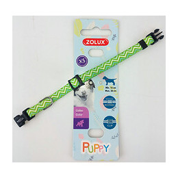Collier Puppy Pixie. 8 Mm .16 À 25 Cm. Couleur Vert. Pour Chiots - Zolux - Zo-466741ver