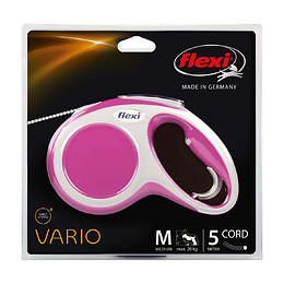 Max 20 Kg Cordon 5 M. Laisse Flexi Vario Rose Pour Chien - Flexi - Fl-1032269