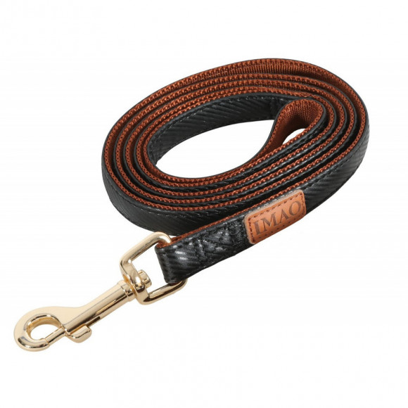 Laisse Imao Mayfair. 15 Mm. X 1.2 Mètre. Couleur Noir. Pour Chien. - Zolux - Zo-466765noi