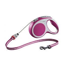 Max 20 Kg Cordon 5 M. Laisse Flexi Vario Rose Pour Chien - Flexi - Fl-1032269