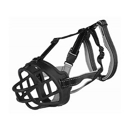 Muselière Muzzle Flex, En Silicone Taille: L-xl. Pour Chien Type Bouvier Bernois, Golden Retriever. - Trixie - Tr-17615