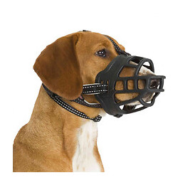 Muselière Muzzle Flex, En Silicone Taille: L-xl. Pour Chien Type Bouvier Bernois, Golden Retriever. - Trixie - Tr-17615