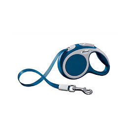 Max 12 Kg, Ruban 3 M. Laisse Fléxi Vario Bleu Pour Chien. - Flexi - Fl-1032284