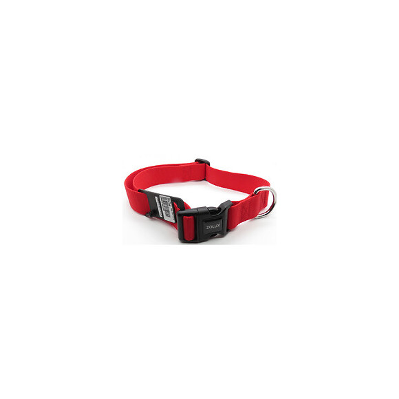 Collier Nylon . Taille 50 - 80  Cm . 40 Mm . Couleur Rouge. Pour Chien. - Zolux - Zo-463670r