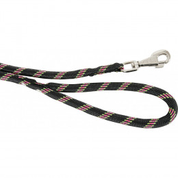 Laisse En Nylon. Corde Ø 13 Mm  X 3 Mètres. Noir. Pour Chien. - Zolux - Zo-543730no