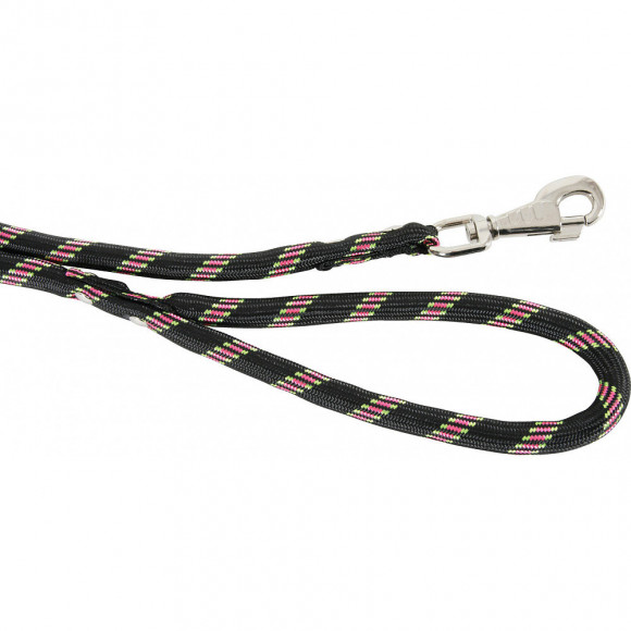 Laisse En Nylon. Corde Ø 13 Mm  X 3 Mètres. Noir. Pour Chien. - Zolux - Zo-543730no