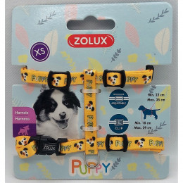 Harnais Xs Puppy Mascotte. 8 Mm. 18 À 29 Cm. Couleur Jaune. Pour Chiots - Zolux - Zo-466737jau