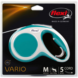 Max 20 Kg Cordon 5 M. Laisse Flexi Vario Turquoise Pour Chien - Flexi - Fl-1032268