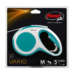 Max 20 Kg Cordon 5 M. Laisse Flexi Vario Turquoise Pour Chien - Flexi - Fl-1032268