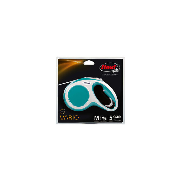 Max 20 Kg Cordon 5 M. Laisse Flexi Vario Turquoise Pour Chien - Flexi - Fl-1032268