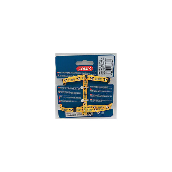 Harnais Xs Puppy Mascotte. 8 Mm. 18 À 29 Cm. Couleur Jaune. Pour Chiots - Zolux - Zo-466737jau