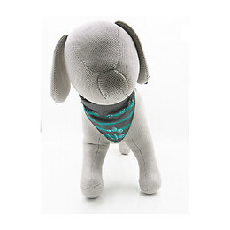 Collier Bandana Pour Chien. Gris Graphite .taille M-l - Trixie - Tr-30934