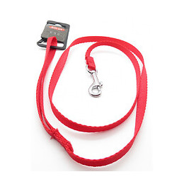 Laisse Nylon . Taille 1 M . 10 Mm . Couleur Rouge. Pour Chien. - Zolux - Zo-463801r