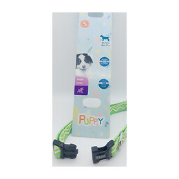 Collier Puppy Pixie. 13 Mm .25 À 39 Cm. Couleur Vert. Pour Chiots - Zolux - Zo-466744ver