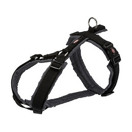 Harnais Trekking Pour Chien. Taille Xl .   Couleur : Noir/gris Graphite - Trixie - Tr-1997501