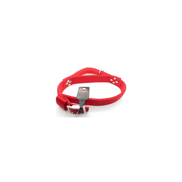 Collier Nylon Avec Poignée T 70. Rouge Pour Chien. - Zolux - Zo-463682r