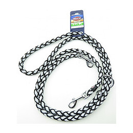 Laisse Réglable Cavo Reflect Noir. Taille S-m. 2 Mètres Ø12mm. Pour Chien - Trixie - Tr-135801