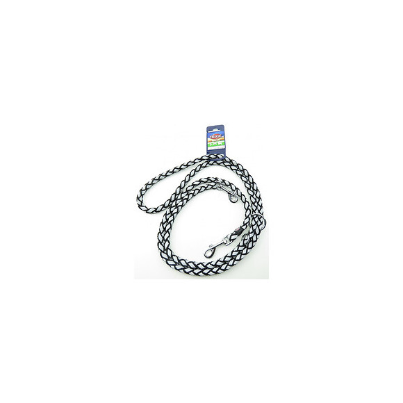Laisse Réglable Cavo Reflect Noir. Taille S-m. 2 Mètres Ø12mm. Pour Chien - Trixie - Tr-135801