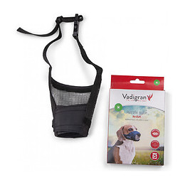 Muselière Réglable En Nylon, Cou De 22 À 38 Cm. T M. Pour Chien Type Labrador.. - Vadigran - Va-15633