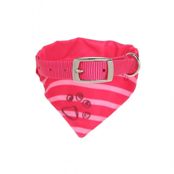 Collier Bandana Taille M. Couleur Fuschia.  Pour Chien. - Trixie - Tr-30913