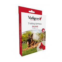 Harnais Licol Noir . Taille  Xl.  52-64 Cm. Pour Chien. - Vadigran - Va-16819