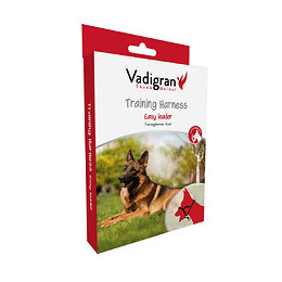 Harnais Licol Noir . Taille  L.  46-62 Cm. Pour Chien. - Vadigran - Va-16818