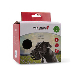 Muselière Caoutchouc. Taille 3. Pour Type De Chien Staff Ordinaire. - Vadigran - Va-16546
