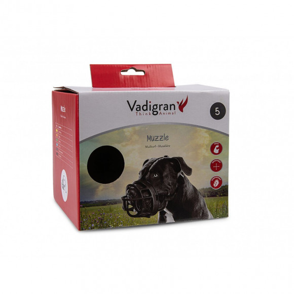 Muselière Caoutchouc. Taille 5. Pour Type De Chien Berger Allemand. - Vadigran - Va-16548