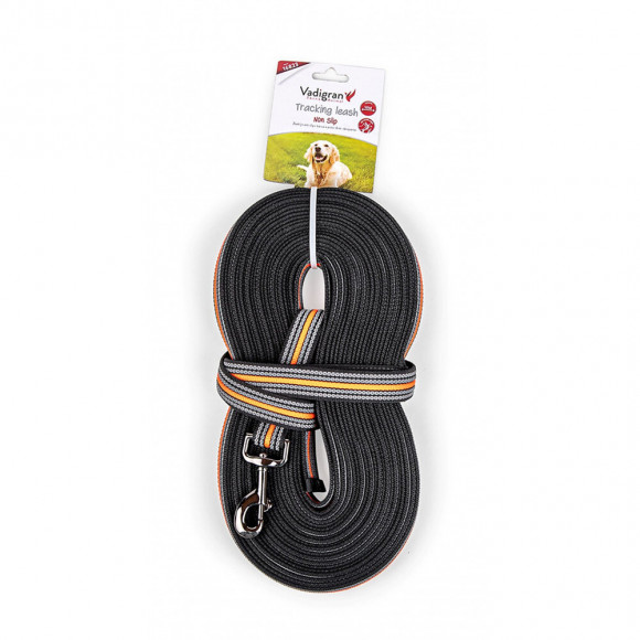 Laisse D'entraînement En Nylon. 15 Mètres X 25 Mm  Orange. Pour Chien. - Vadigran - Va-16823