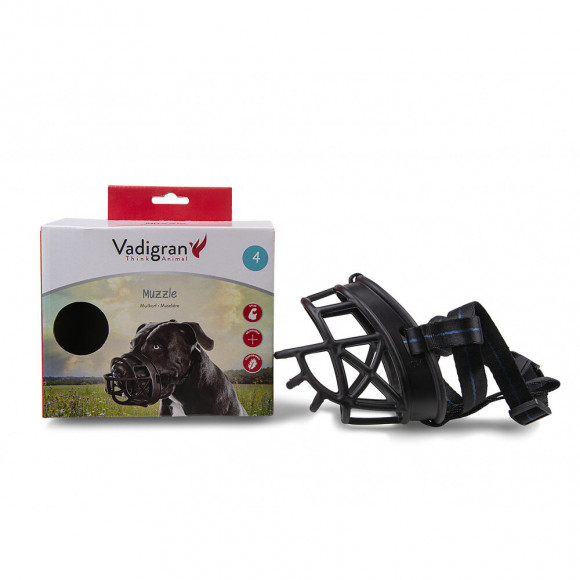 Muselière Caoutchouc. Taille 4. Pour Type De Chien Pit Bull. - Vadigran - Va-16547