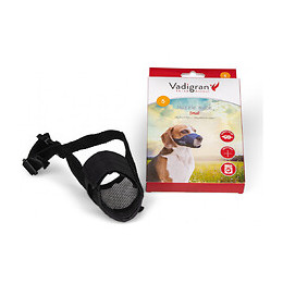 Muselière Réglable En Nylon  Cou De 18 À 44 Cm. T S. Pour Chien Type Beagle. - Vadigran - Va-15632