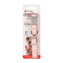 Collier Small Dog Rose . Réglable De 25 À 43 Cm X 15 Mm. Pour Chiens. - Flamingo Pet Products - Fl-519999