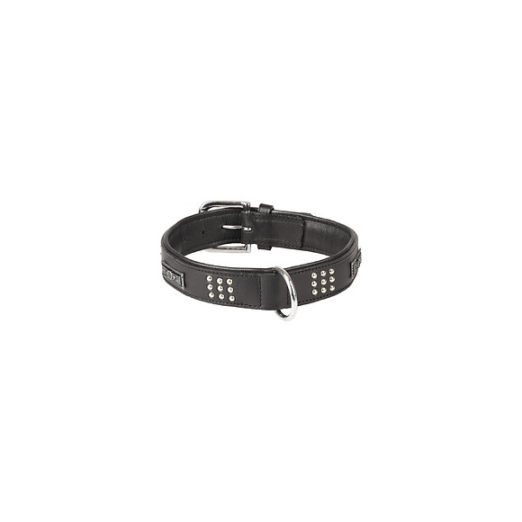 Collier Cuir Sedona Noir. Taille L/xl 43-50 Cm. Pour Chien. - Flamingo Pet Products - Fl-520053