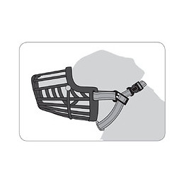 Muselière Silas Xs Noir.  24 Cm 30-38 Cm. Pour Chien. - Flamingo Pet Products - Fl-519653