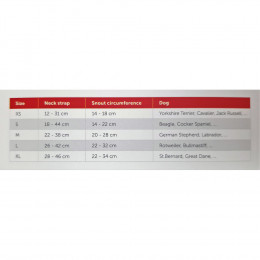 Muselière Réglable En Nylon,  Cou De 12 À 31 Cm. T Xs. Pour Chien Type Yorkshire - Vadigran - Va-15631