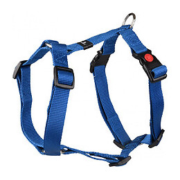 Harnais H Ziggi Bleu  . Tour De Cou 45 -65 Cm. 20 Mm . Taille L/xl. Pour Chien. - Flamingo Pet Products - Fl-519903