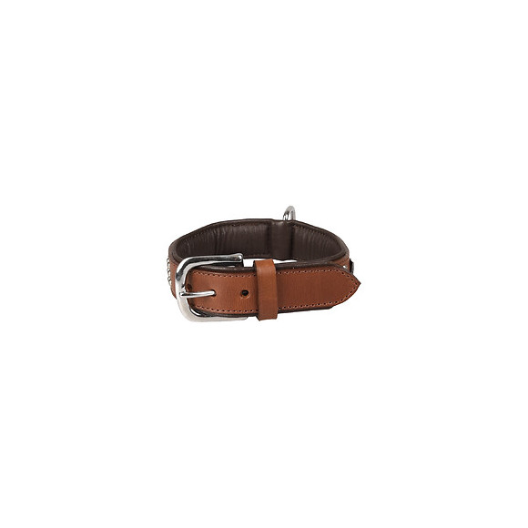 Collier Cuir Sedona Brun. Taille S/m 31-35 Cm. Pour Chien. - Flamingo Pet Products - Fl-520057