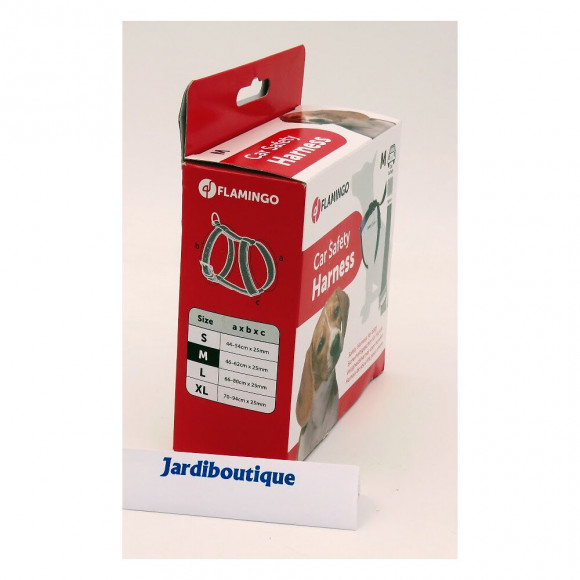 Harnais Voiture Pour Chien Taille M - Flamingo Pet Products - Fl-508081