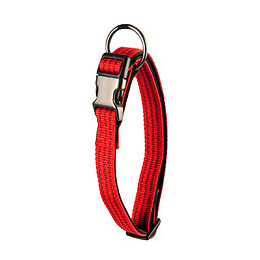 Collier Jannu Rouge Réglable De 40 À 55 Cm 20 Mm. Taille L. Pour Chien - Flamingo Pet Products - Fl-516922