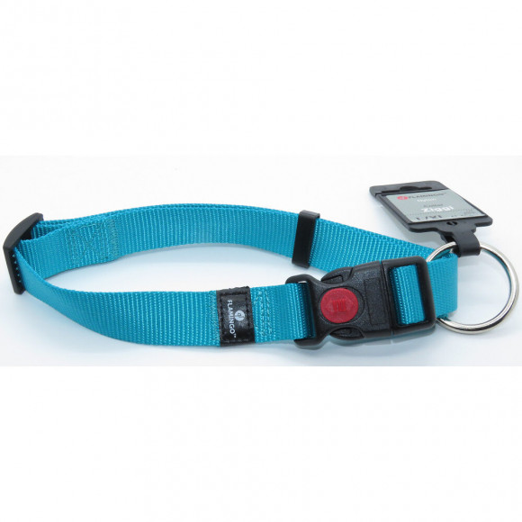 Collier Ziggi Turquoise 45 -65 Cm. 25 Mm . Taille L/xl. Pour Chien. - Flamingo Pet Products - Fl-519872