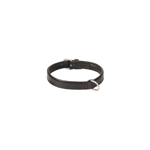 Collier Cuir Arizona Noir. Taille S/m 30-37 Cm. Pour Chien. - Flamingo Pet Products - Fl-520035