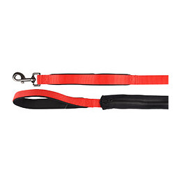 Laisse Kayga Rouge Avec Petit Rangement 1.60 M X 25 Mm. Pour Chien - Flamingo Pet Products - Fl-519986