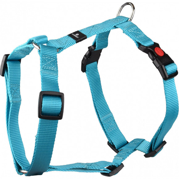 Harnais H Ziggi Turquoise. Tour De Cou 45 -65 Cm. 20 Mm . Taille L/xl. Pour Chien. - Flamingo Pet Products - Fl-519881