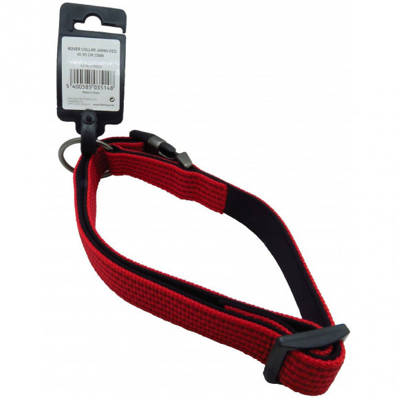 Collier Jannu Rouge Réglable De 45 À 65 Cm 25 Mm. Taille Xl. Pour Chien - Flamingo Pet Products - Fl-516923