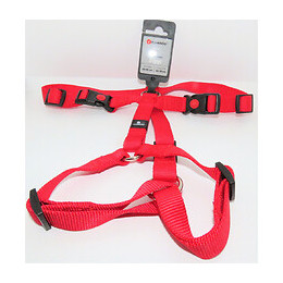 Harnais H Ziggi Rouge . Tour De Cou 45 -65 Cm. 20 Mm . Taille L/xl. Pour Chien. - Flamingo Pet Products - Fl-65327