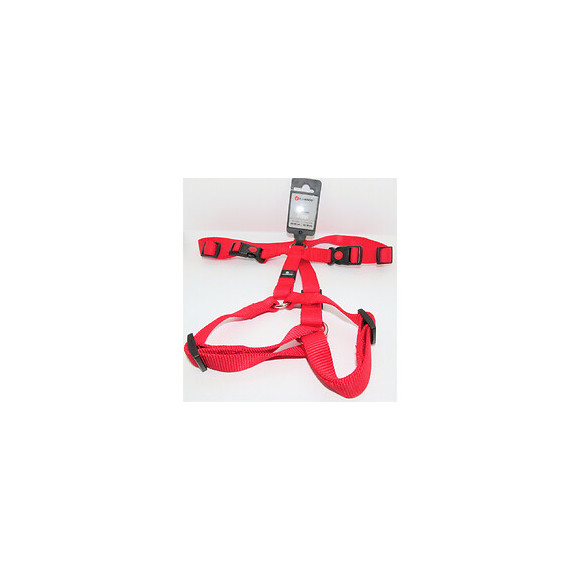 Harnais H Ziggi Rouge . Tour De Cou 45 -65 Cm. 20 Mm . Taille L/xl. Pour Chien. - Flamingo Pet Products - Fl-65327