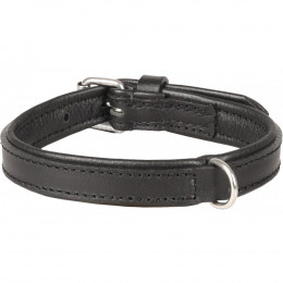 Collier Cuir Arizona Noir. Taille Xs/s 23-27 Cm. Pour Chien. - Flamingo Pet Products - Fl-520033