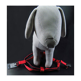 Harnais Jannu Rouge. Taille Xl 60-90 Cm 25 Mm.  Pour Chien - Flamingo Pet Products - Fl-516948